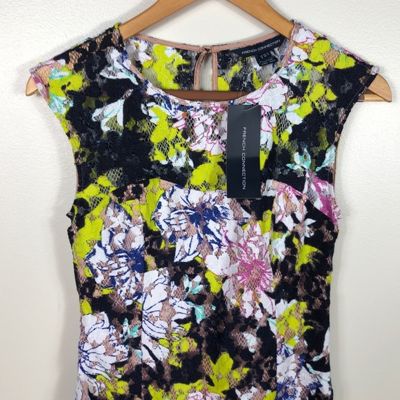 FINALSALE🔥French Connection Tripp Lace Sheath Dre - Picture 3 of 8